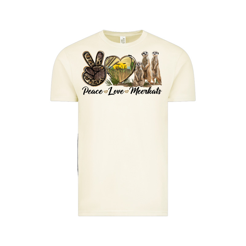 Peace Love Meerkats Vintage Tee by LillyAllenDesigns | Teevron