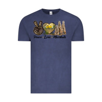 Vintage Denim Peace Love Meerkats Vintage Tee - LillyAllenDesigns