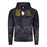 Cloud Black Peace Love Mexicana Vintage Hoodie - RanaPortraitStore