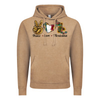 Vintage Coffee Peace Love Mexicana Vintage Hoodie - RanaPortraitStore