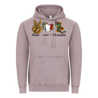 Vintage Zinc Peace Love Mexicana Vintage Hoodie - RanaPortraitStore