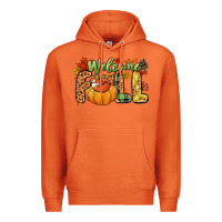 Carrot Welcome Fall Premium Hoodie - NancyCooperArtShop