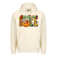 Sandshell Welcome Fall Premium Hoodie - NancyCooperArtShop