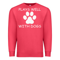 Cardinal Plays Well With Dogs Premium Sweatshirt - Bettercallsaul