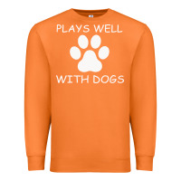 Carrot Plays Well With Dogs Premium Sweatshirt - Bettercallsaul
