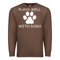 Chestnut Plays Well With Dogs Premium Sweatshirt - Bettercallsaul