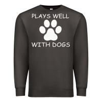 Smoke Plays Well With Dogs Premium Sweatshirt - Bettercallsaul