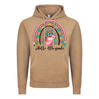 Hello 4th Grade Vintage Hoodie | Teevron