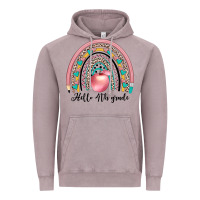 Vintage Zinc hello 4th grade Vintage Hoodie - JahusDesignShop