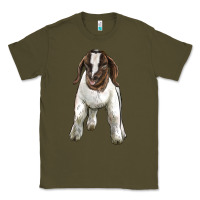 Army Green baby boer goat Classic Tee - LillyAllenDesigns