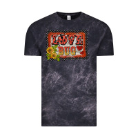 Cloud Black ladybug  love bug backround Vintage Tee - BarkalooDesign