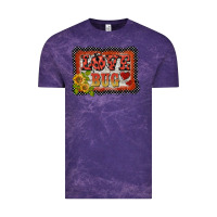 Cloud Purple ladybug  love bug backround Vintage Tee - BarkalooDesign