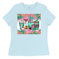 Baby Blue certified medical assistant coffee cups Ladies Tee - Zillion Design Studio
