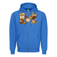 True Royal Bakery Coffee Cups With Cookie Bbs Zipper Hoodie - BundleAndBundleShop