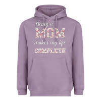 Lavender Being A Mom Makes My Life Complete For dark Heavyweight Hoodie - Bettercallsaul