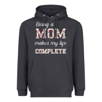 Being A Mom Makes My Life Complete For Dark Heavyweight Hoodie | Teevron