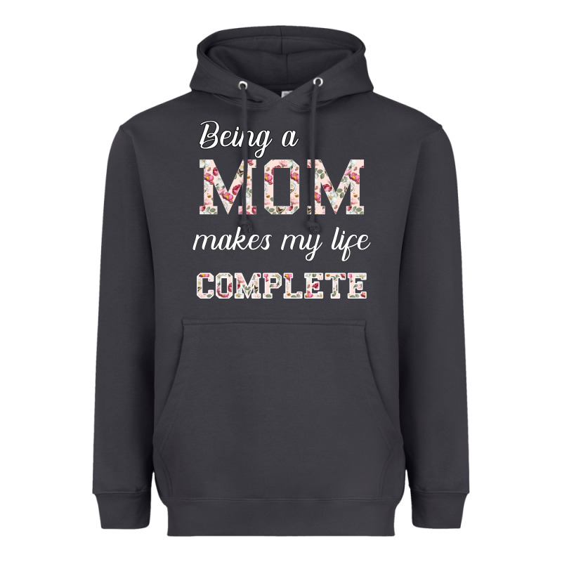 Being A Mom Makes My Life Complete For Dark Heavyweight Hoodie by Bettercallsaul | Teevron