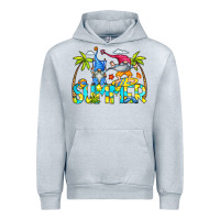 Heather Grey Summer Gnomes Urban Hoodie - CowCowDesign