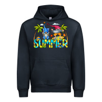 Navy Summer Gnomes Urban Hoodie - CowCowDesign