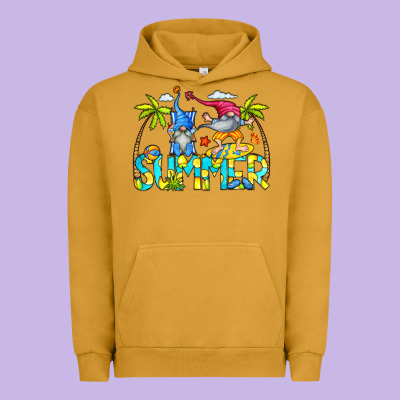 Summer Gnomes Urban Hoodie Designed By Cowcowdesign