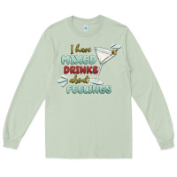 Matcha i have mixed drinks about feeling Long Sleeve Tee - MaliasSmallBusiness