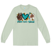 Matcha peace love dental Long Sleeve Tee - JahusDesignShop