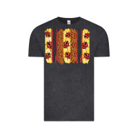 Vintage Black ladybug  brushstrokes Vintage Tee - BarkalooDesign