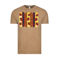 Vintage Coffee ladybug  brushstrokes Vintage Tee - BarkalooDesign