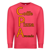 Cardinal coffe pizza avocado Premium Sweatshirt - Bettercallsaul