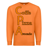 Carrot coffe pizza avocado Premium Sweatshirt - Bettercallsaul