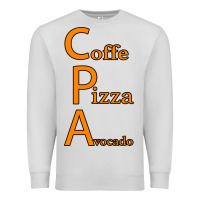Dove Grey coffe pizza avocado Premium Sweatshirt - Bettercallsaul