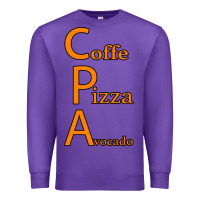 Purple coffe pizza avocado Premium Sweatshirt - Bettercallsaul