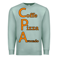 Seafoam coffe pizza avocado Premium Sweatshirt - Bettercallsaul