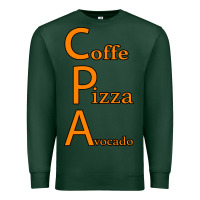 Sports Green coffe pizza avocado Premium Sweatshirt - Bettercallsaul