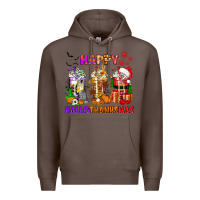 Coffee happy hallothanksmas coffee cups Premium Hoodie - texasbilliewilder