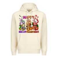Sandshell happy hallothanksmas coffee cups Premium Hoodie - texasbilliewilder