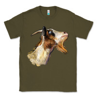 Army Green Tennessee Goat Head Classic Tee - LillyAllenDesigns