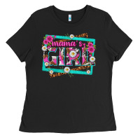 Black mamas girl Ladies Tee - texasbilliewilder
