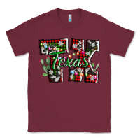 Burgundy texas tx christmas Classic Tee - AdoDesignShop