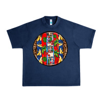 Navy dominican republic coasters Urban Heavy Tee - AdoDesignShop