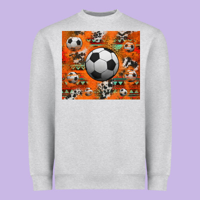 Soccer Aztec Glitter Tumbler Heavyweight Sweatshirt Designed By Jasminsmagicworld