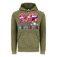 Vintage Olive in october we wear pink cancer ribbon with teeth Vintage Hoodie - AdoDesignShop