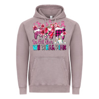 Vintage Zinc in october we wear pink cancer ribbon with teeth Vintage Hoodie - AdoDesignShop