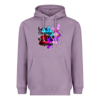 Lavender Be a Flamingo in a Flock of Pigeons Heavyweight Hoodie - Bettercallsaul