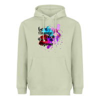 Matcha Be a Flamingo in a Flock of Pigeons Heavyweight Hoodie - Bettercallsaul