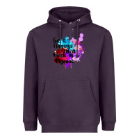 Plum Be a Flamingo in a Flock of Pigeons Heavyweight Hoodie - Bettercallsaul