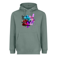 Sage Be a Flamingo in a Flock of Pigeons Heavyweight Hoodie - Bettercallsaul