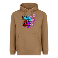 Toasted Coconut Be a Flamingo in a Flock of Pigeons Heavyweight Hoodie - Bettercallsaul