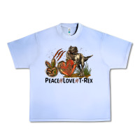 Grape Ice Western Peace Love T-Rex Urban Heavy Tee - LillyAllenDesigns