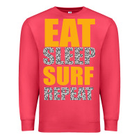 Cardinal eat sleep surf repeat Premium Sweatshirt - Bettercallsaul